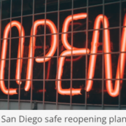 a red neon sign that says open